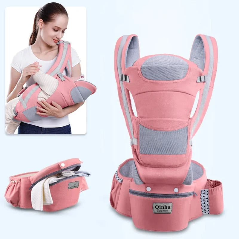 Baby Carrier Waist Stool With Storage Bag Kangaroo Shoulder Swaddle Sling Infant Kid Wrap Ergonomic Backpack Hipseat