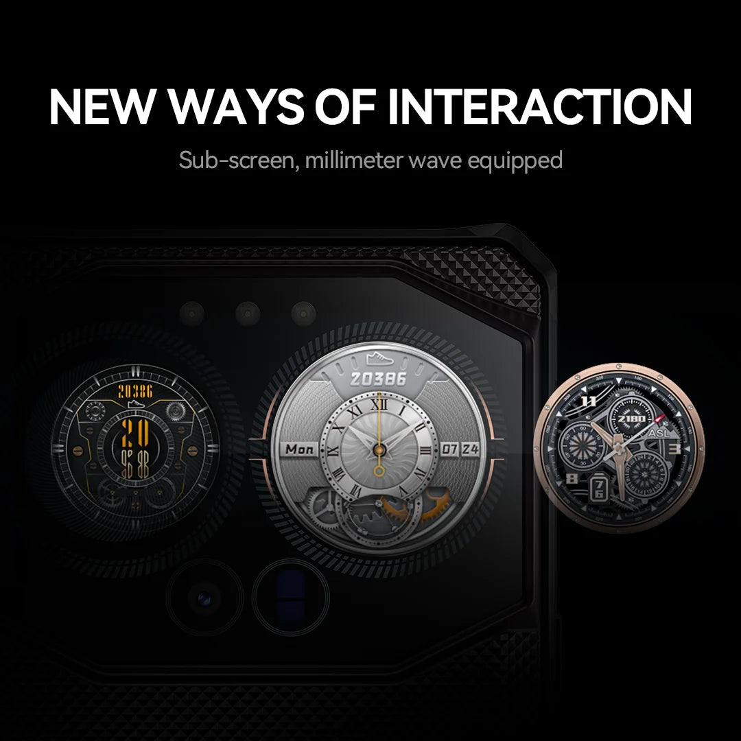 IIIF150 B3 Pro 6.6" Screen 5G Rugged Phone Android 14 Smartphone Dual Display 32GB 512GB 100MP Camera 10800mAh Ultra-Thin Phone