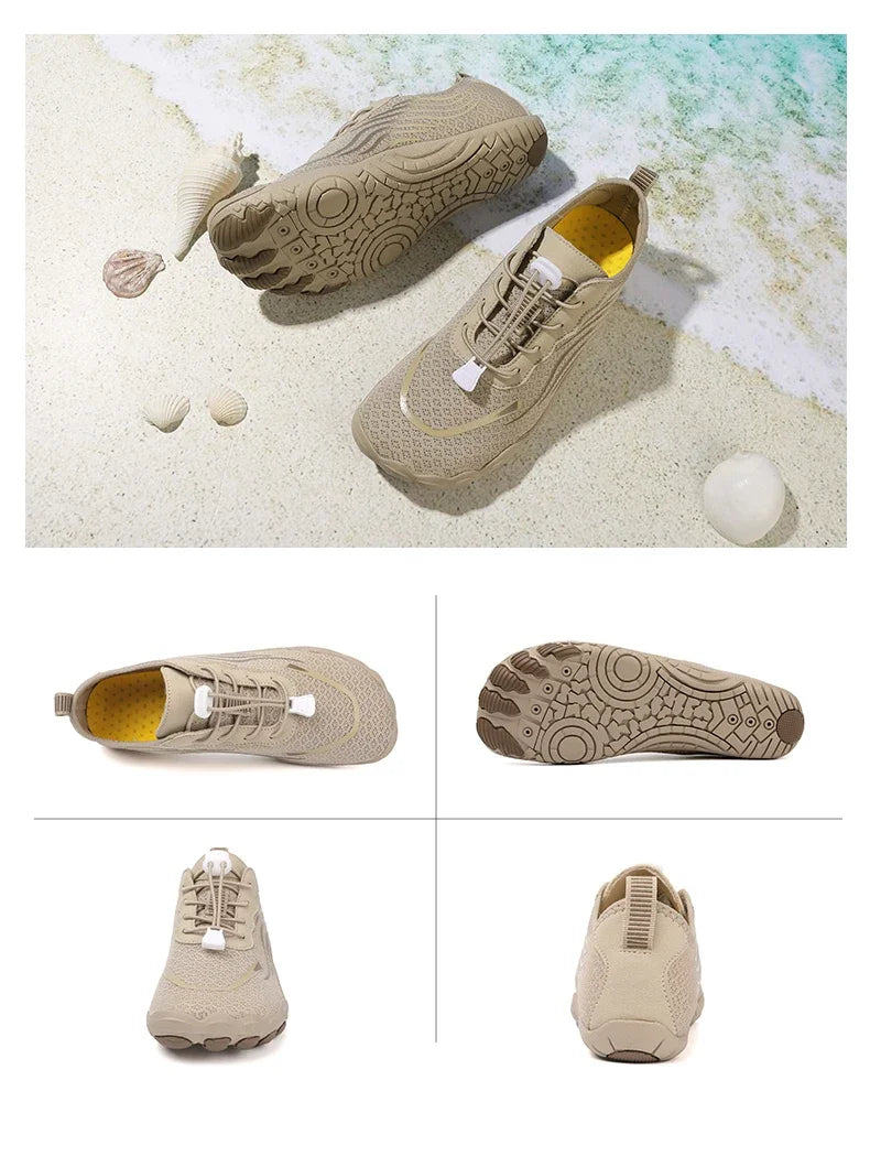 Aqua Shoes For Women Men Barefoot Water Shoes Anti-Slip Quick-Drying Outdoor Beach Upstream Wading Swimming Shoe Sneakers Unisex