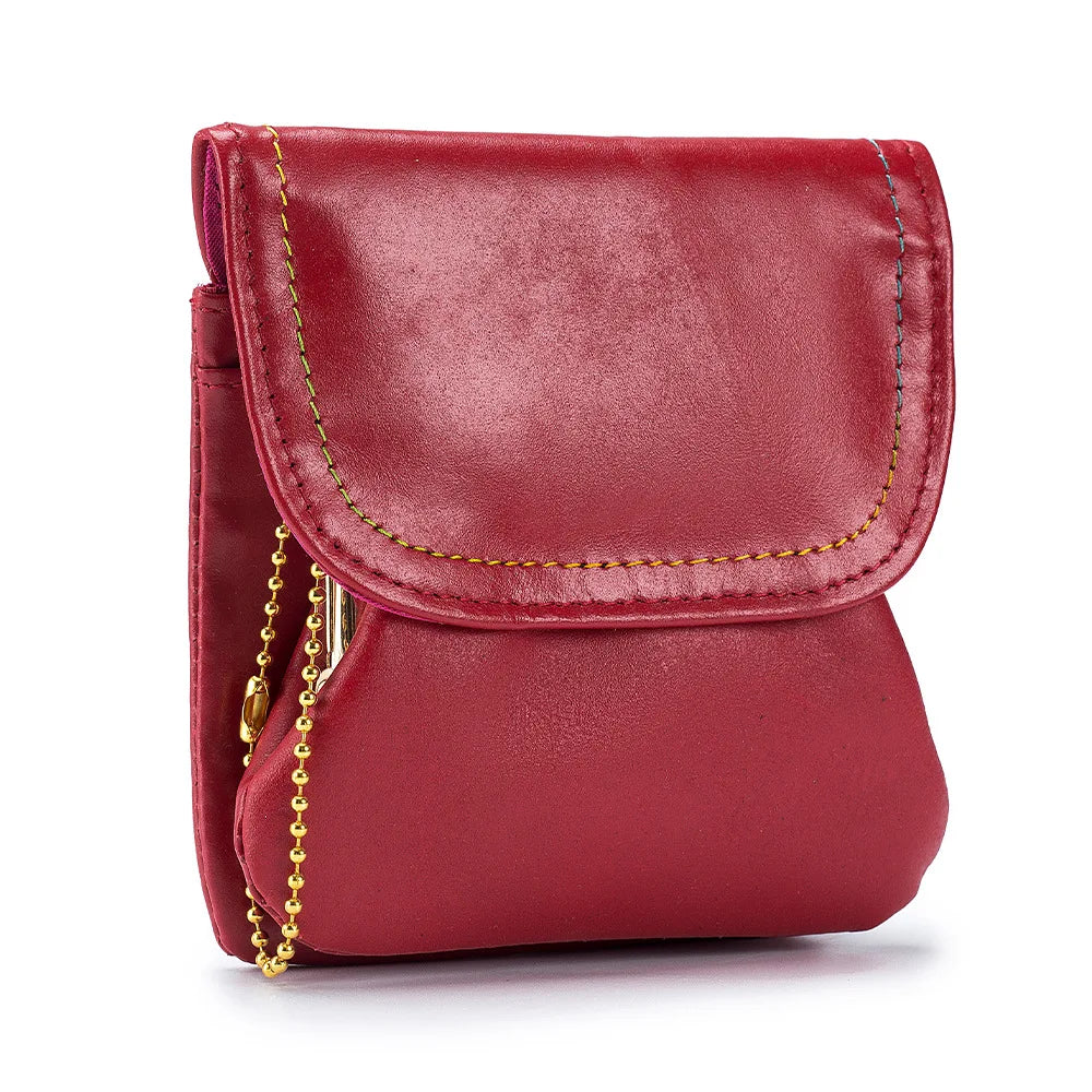 New Cowhide Wallets for Women Female Genuine Leather Purses Fashion Large Capacity Cute Wallet Money Bag Small Coin Card Holders