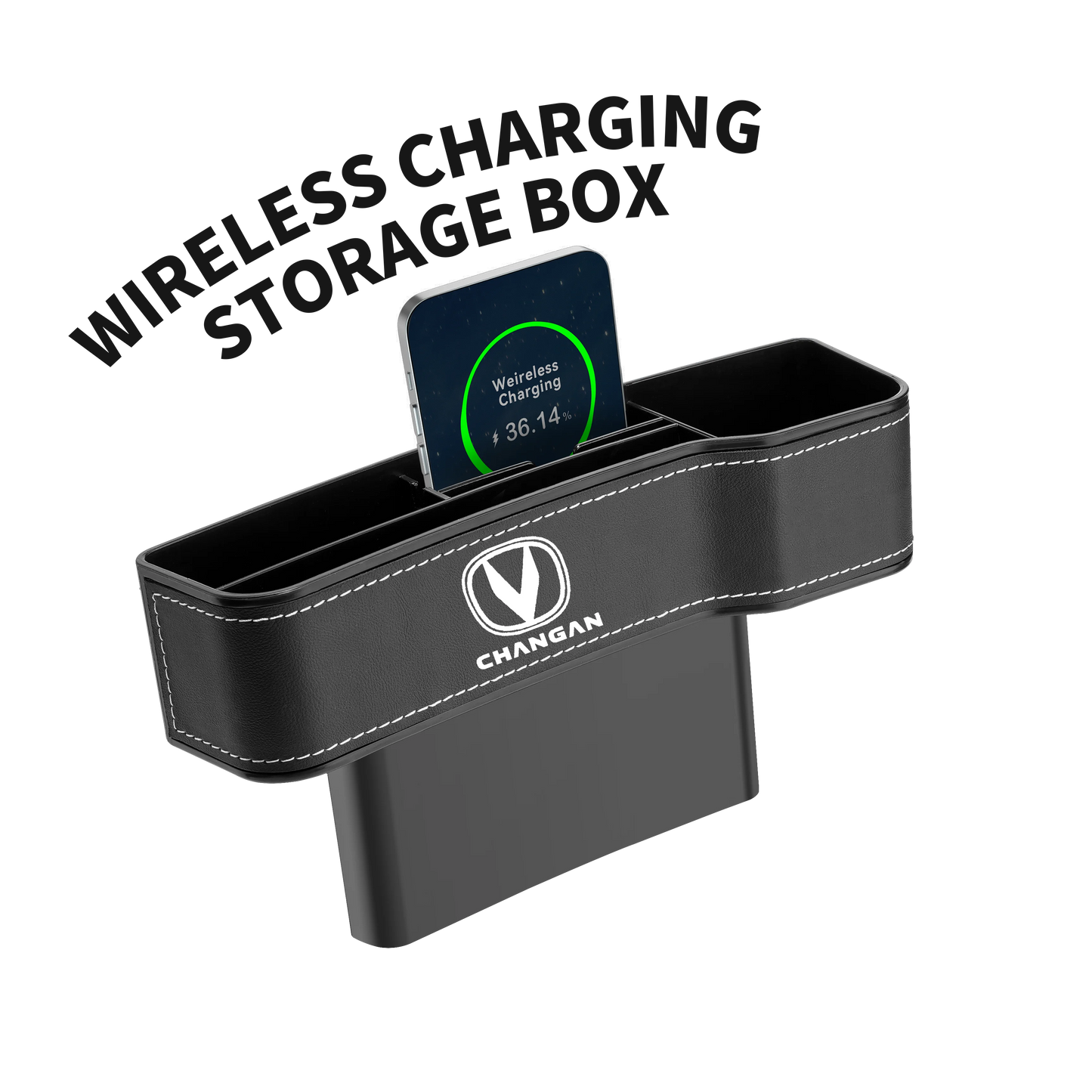 Car Leather Seat Gap Storage Box For changan CS75 PLUS CS95 CS35 alsvin CS15 CS55 Eado changan Car Organizer