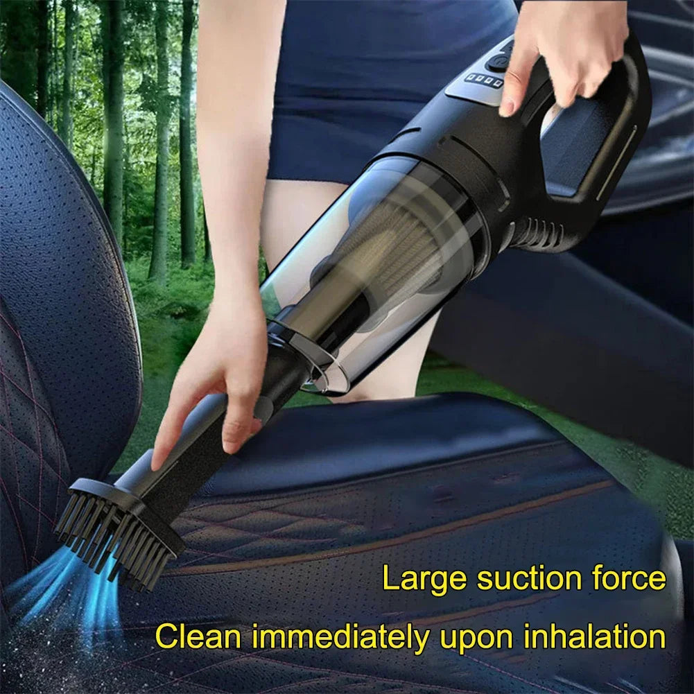 120W Vacuum Cleaner Portable Car Vacuum Cleaner USB Charging Handheld Cordless Powerful Suction for Auto/Home/Office/Pet Hair