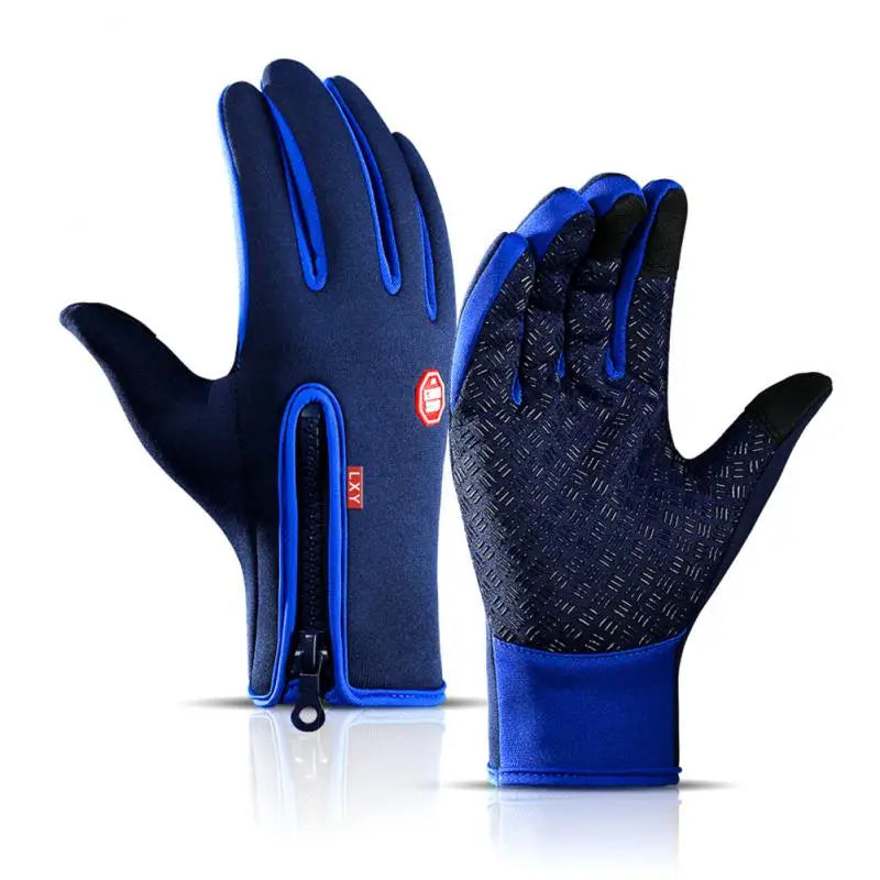 2024 Winter Warm Touchscreen Men's Gloves Sports Fishing Waterproof Ski Army Bike Snowboard Skis Skid Zipper Ladies Gloves