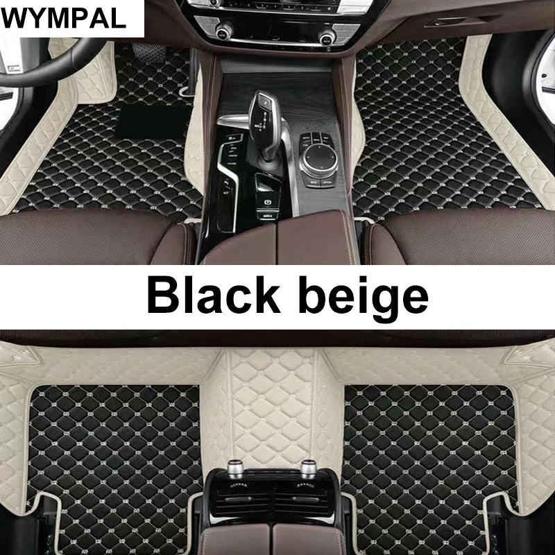 Car Floor Mats For VW Golf 4 MK4 1998 1999 2000 2001 2002 2003 car Accessories Leather Carpets Rugs Foot Pads