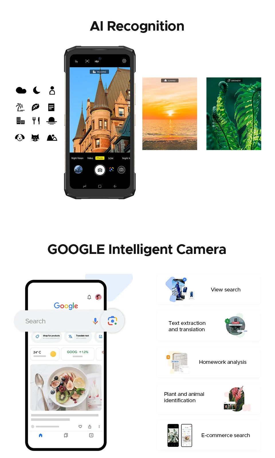 World Premiere DOOGEE Blade20 Turbo 5G Rugged Phone Android 15 Gemini Al 6.6'' HD+ 8GB 256GB AI Dual Camera 10300mAh Battery