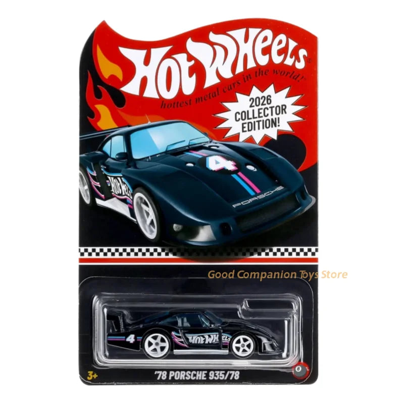 In Stock Original Hot Wheels 2026 Collector Series 1/64 Car Model PORSCHE 935 Car No. 4 Diecast Vehicle Model Car Toy Gifts