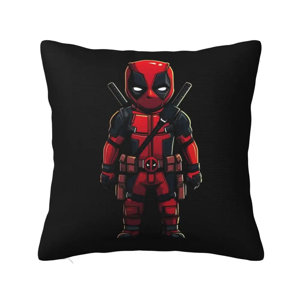 Custom Deadpool Wolverine Cartoon Manga Cushion Cover Soft Cute Pillows