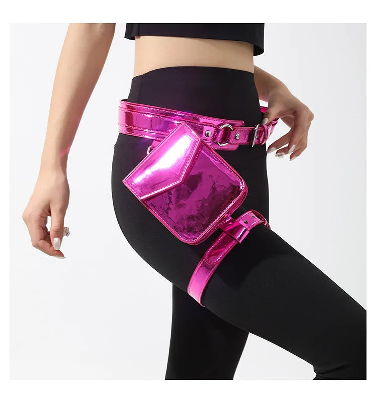 Belt Bag Mini Bag Waist Bag Leg Bag Sports Fitness Running Bag With Yoga Pants Headset Lipstick Bag Fanny Pack Purse Waist Pack
