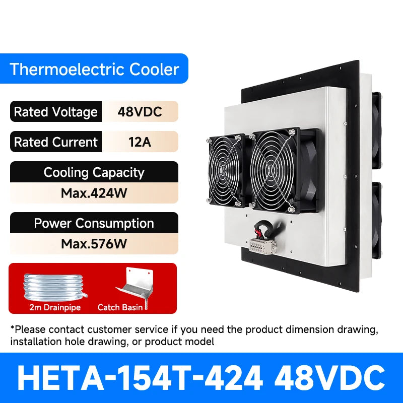 ENMG Industrial Cabinet Semiconductor Cooling System HET Kit 12V Peltier Cooling Module with Fan Heatsink & Electronic AC Green.