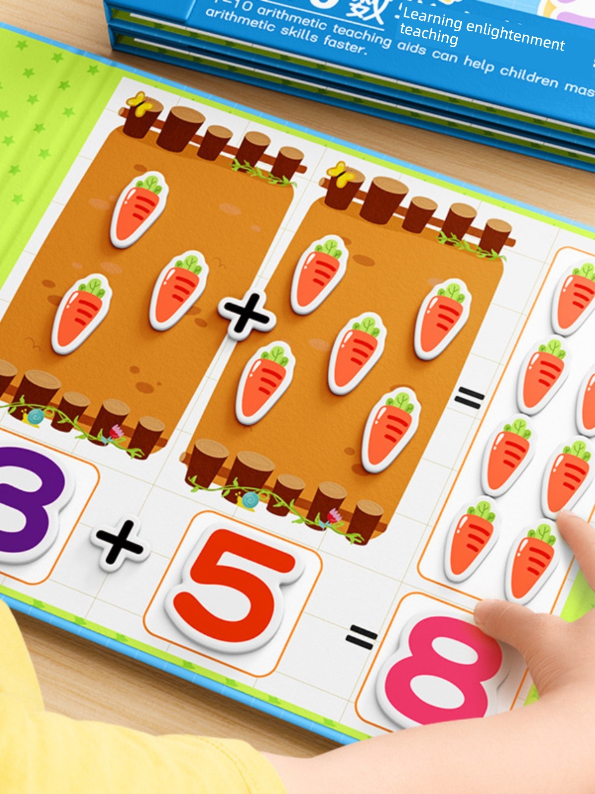Kindergarten Mathematics Addition and Subtraction Teaching Aids Handy Gadget 10 Grid Number Less than 20 Kids Arithmetic Decomposition Enlightenment 0-10