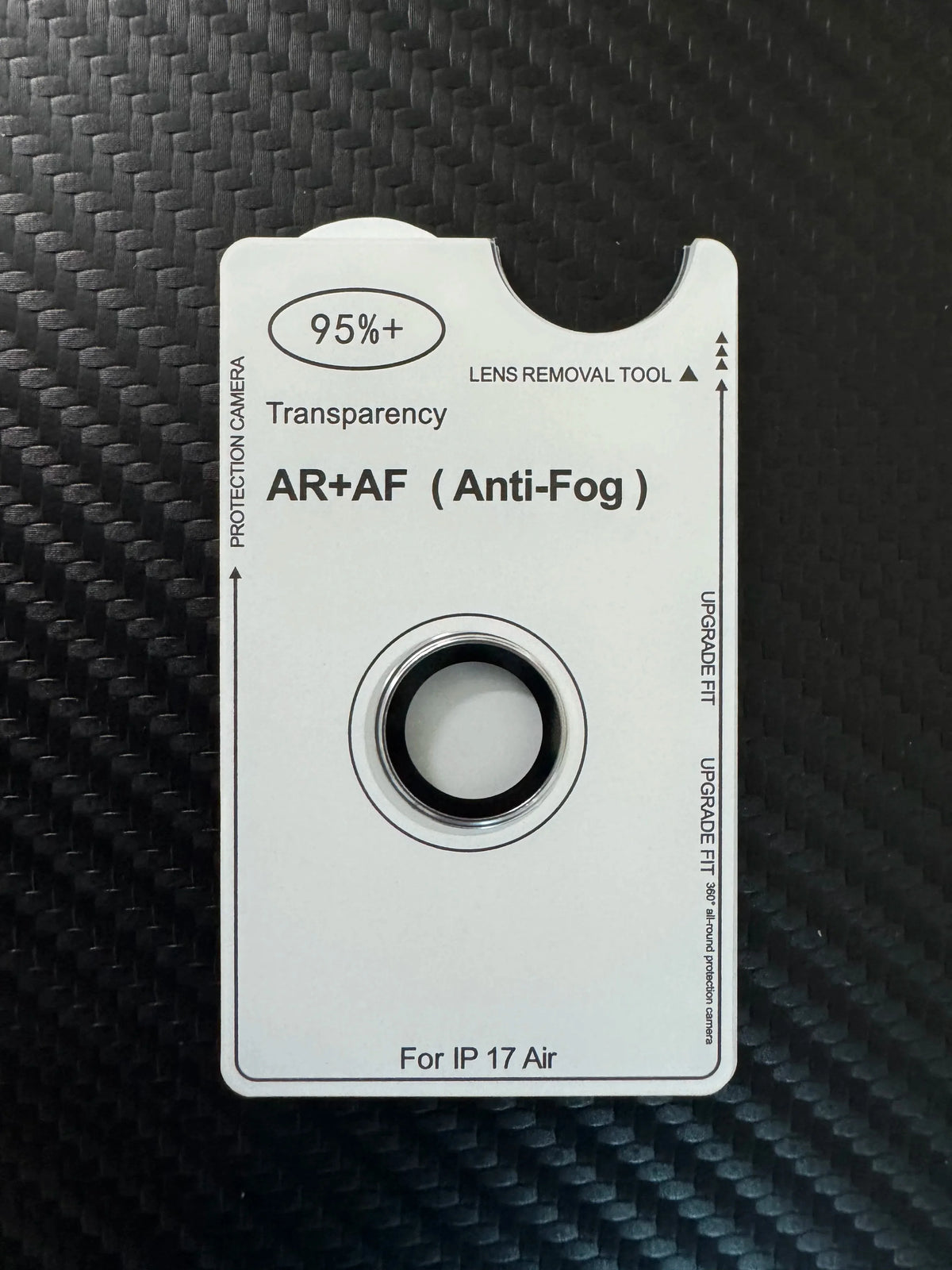For iPhone Air Original AR AF Anti-Fog Tempered Glass Camera Protector Film Black Silver Grey Golden