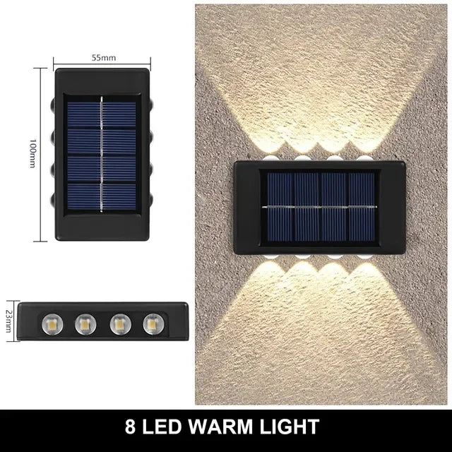 Ultra Bright 102 LED Solar Garden Light PIR Motion Sensor Outdoor Security Wall Lamp 1200mAh 18650 Rechargeable Street Light