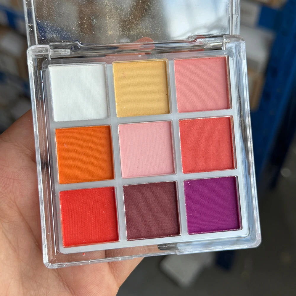 40-Colors Nail Eyeshadow Palette Solid Gradient Nail Art Rubbing Powder - Highly Pigmented Shimmer Makeup Palette Matte Nail Dec