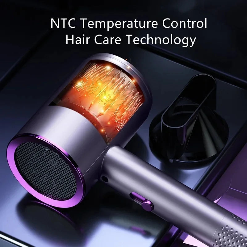 New Professional Salon Hair Dryer with Ionic & Heat Protection Portable for Home Hotel Travel-for Household & Hotel Use