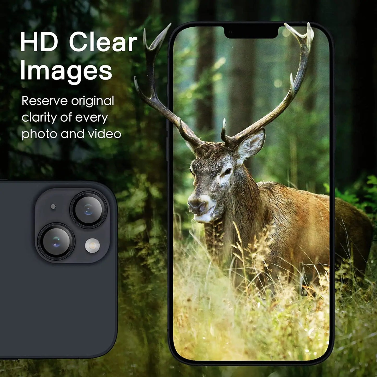 3D Camera Lens Protector for iPhone 14 Plus 13 Pro Max 12 Mini iPhone 13Pro 12Pro 14Plus Tempered Ziai Glass Protection Cover