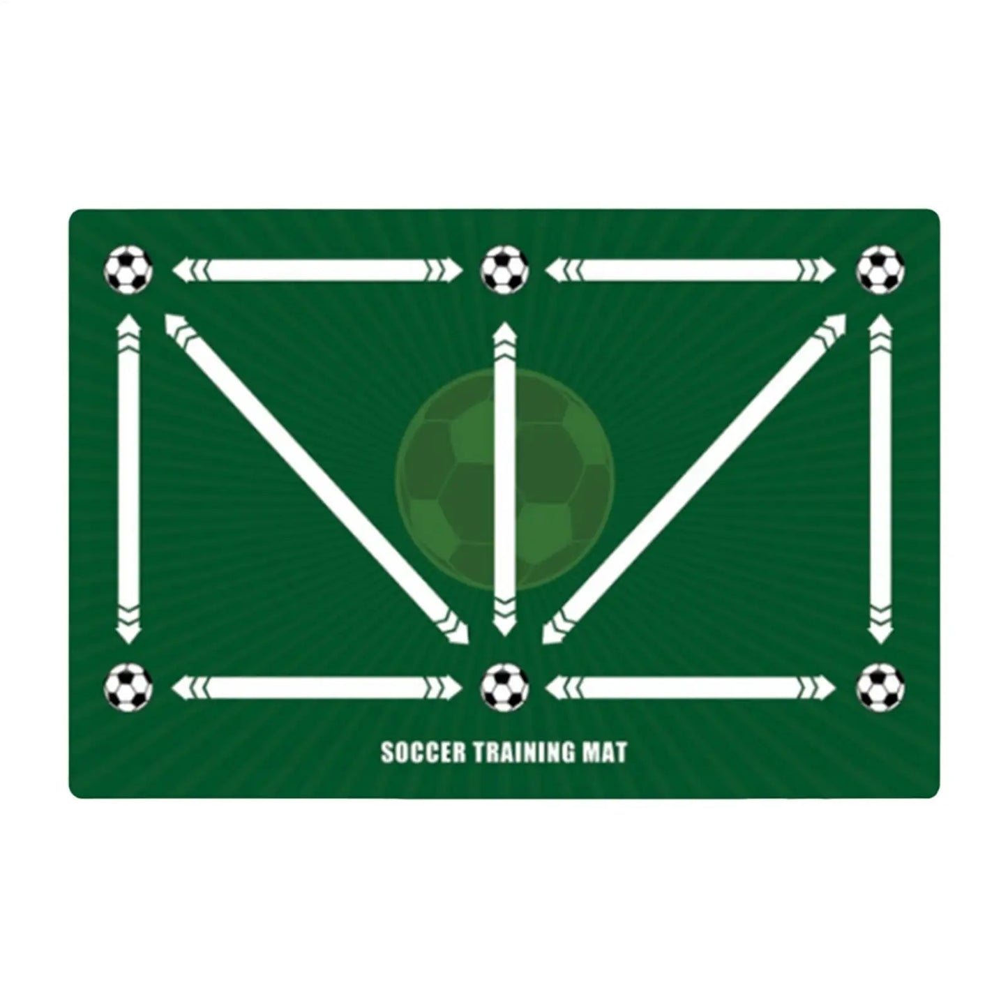 Football Training Mat Durable Non Slip Foldable Kids Adults Dribble Training Mat Football Training Indoor Outdoor Equipment