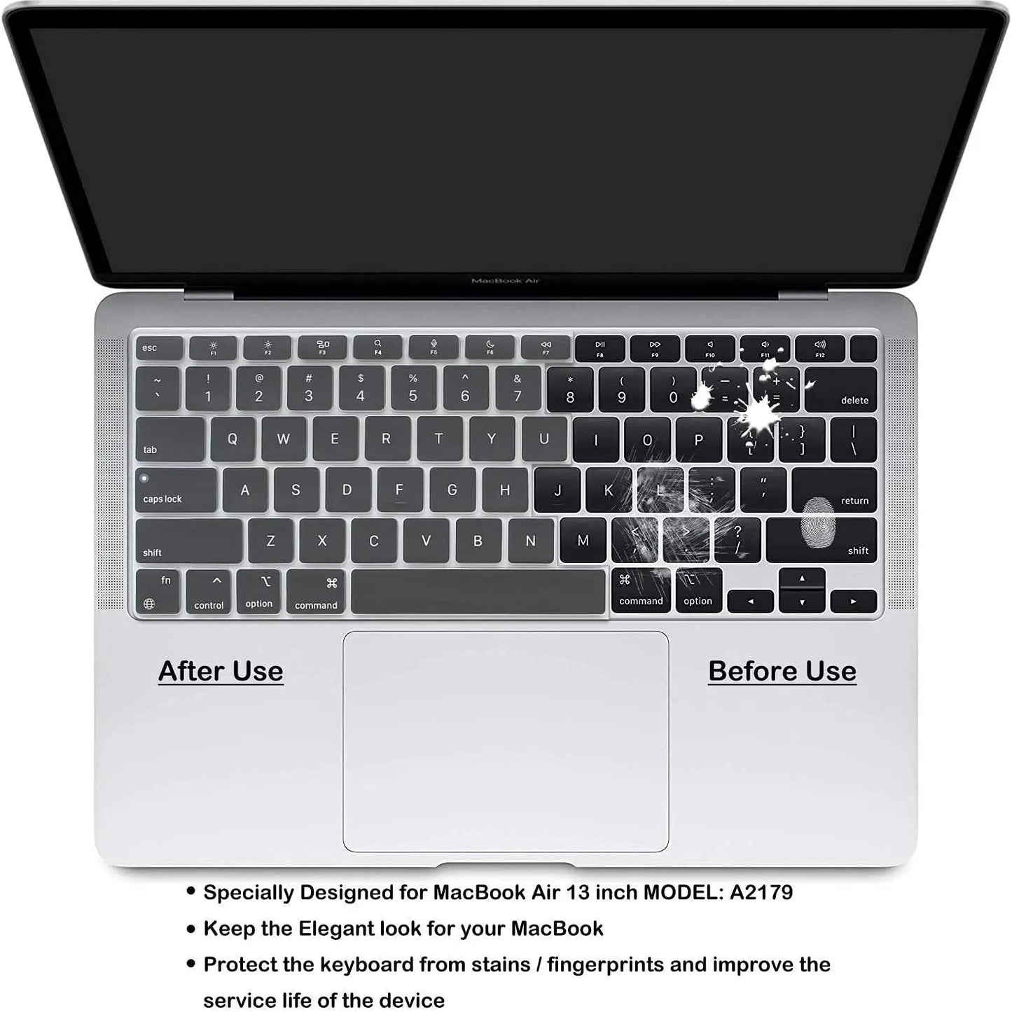 Silicone Keyboard Cover Skin for all models MacBook Air/Pro13“14”15“16” M1 M2 M3 Chip Model A2918 A2991 A2338 A2337 A2681 US&amp;EU