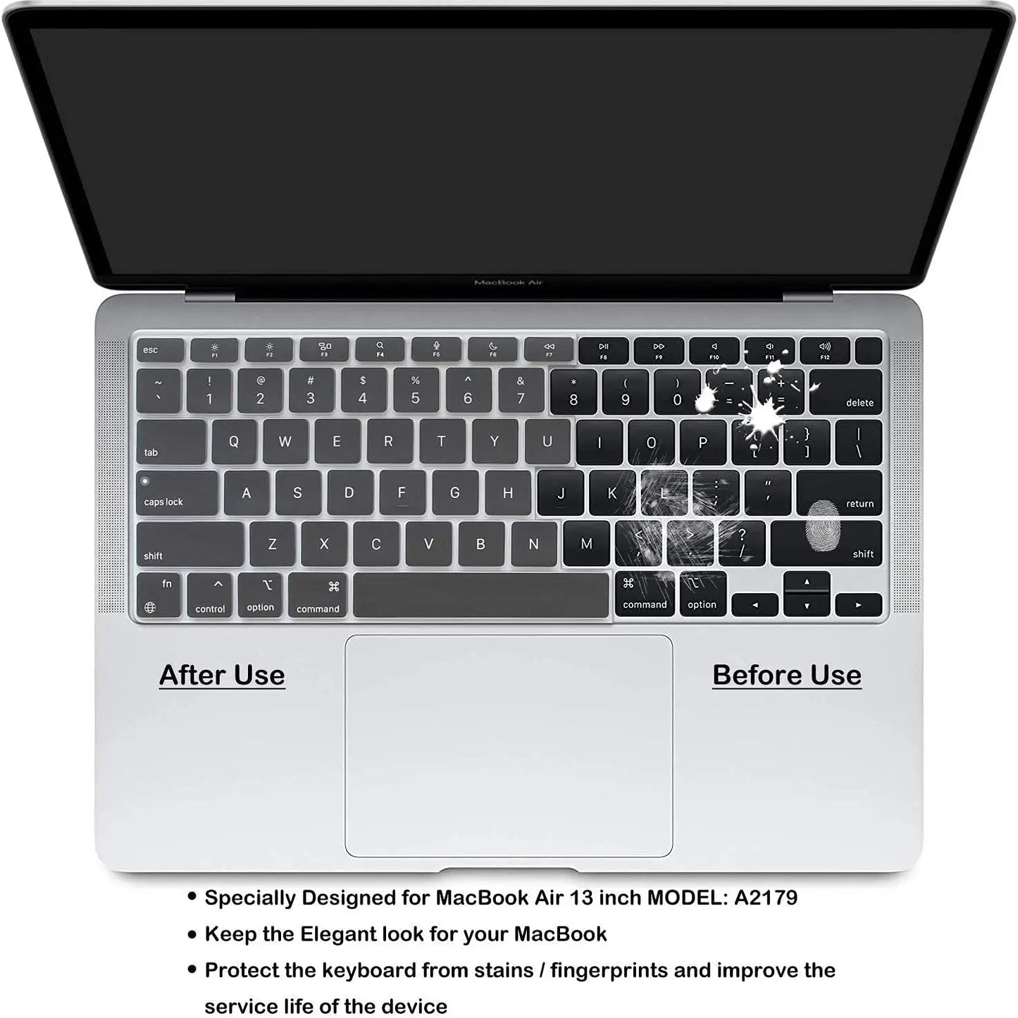 Silicone Keyboard Cover Skin for all models MacBook Air/Pro13“14”15“16” M1 M2 M3 Chip Model A2918 A2991 A2338 A2337 A2681 US&EU