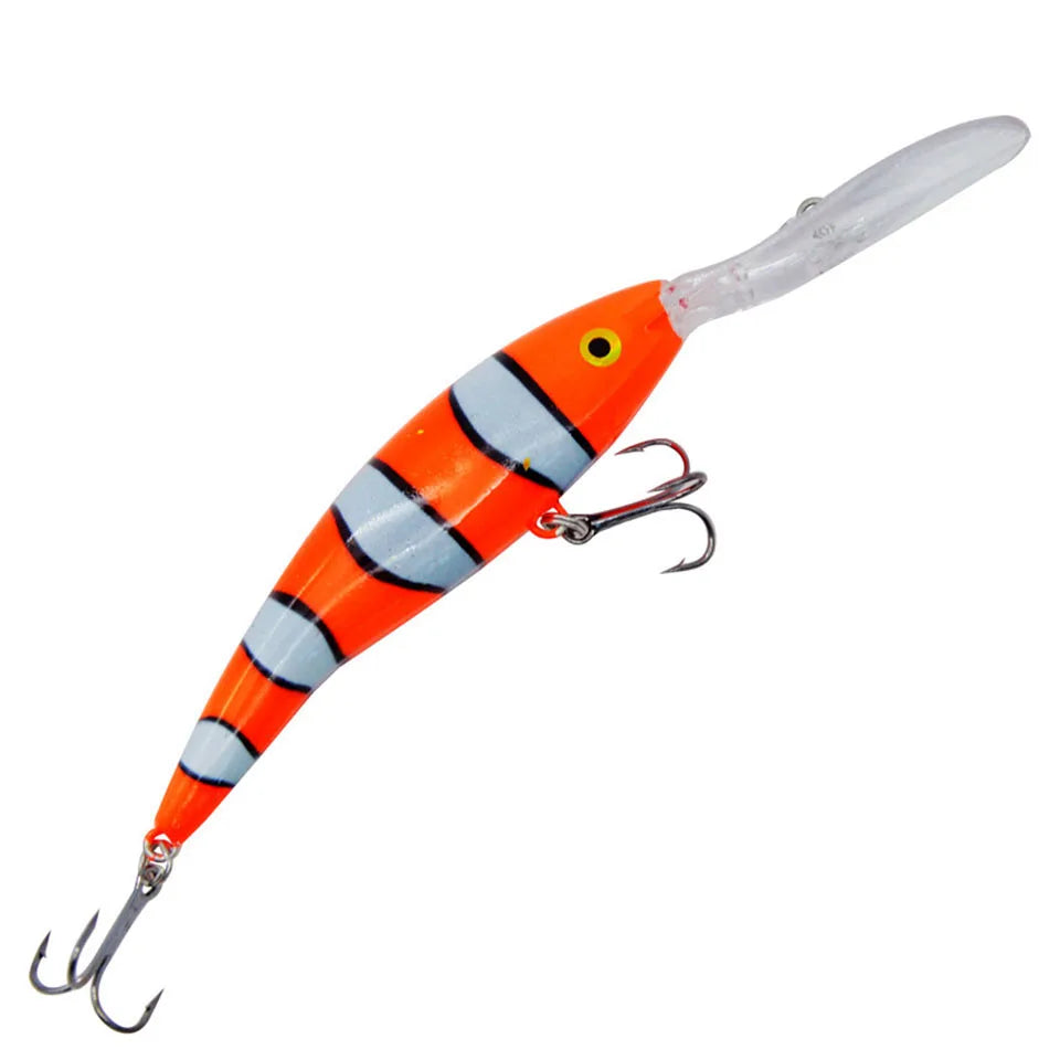 1PCS 14/20G 135/155MM Minnow Fishing Lure Wobbler Artificial Bionic Fish Swimbait Deep Tail Dancer Super Diving Hard Bait