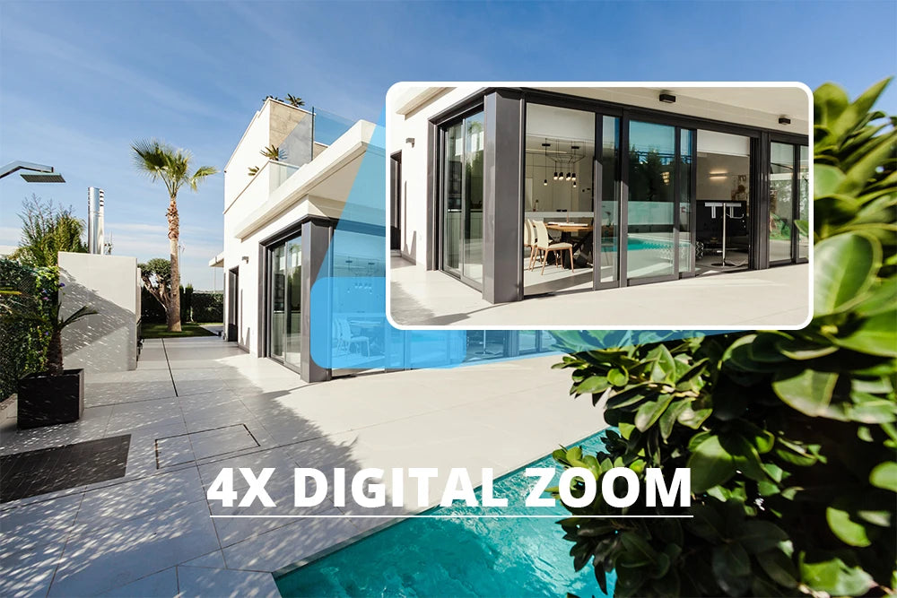 4MP PTZ WIFI IP Camera 1080P CCTV Surveillance Security Protection Wi Fi Outdoor 4X Digital Zoom Street CamHipro CamHi Camara