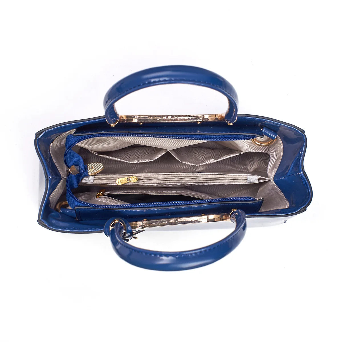 Luxury Designer Handbags High-End Evening Party Women Clutch Top Handle Underarm Bags Bright Patent PU Leather Crossbody Bags