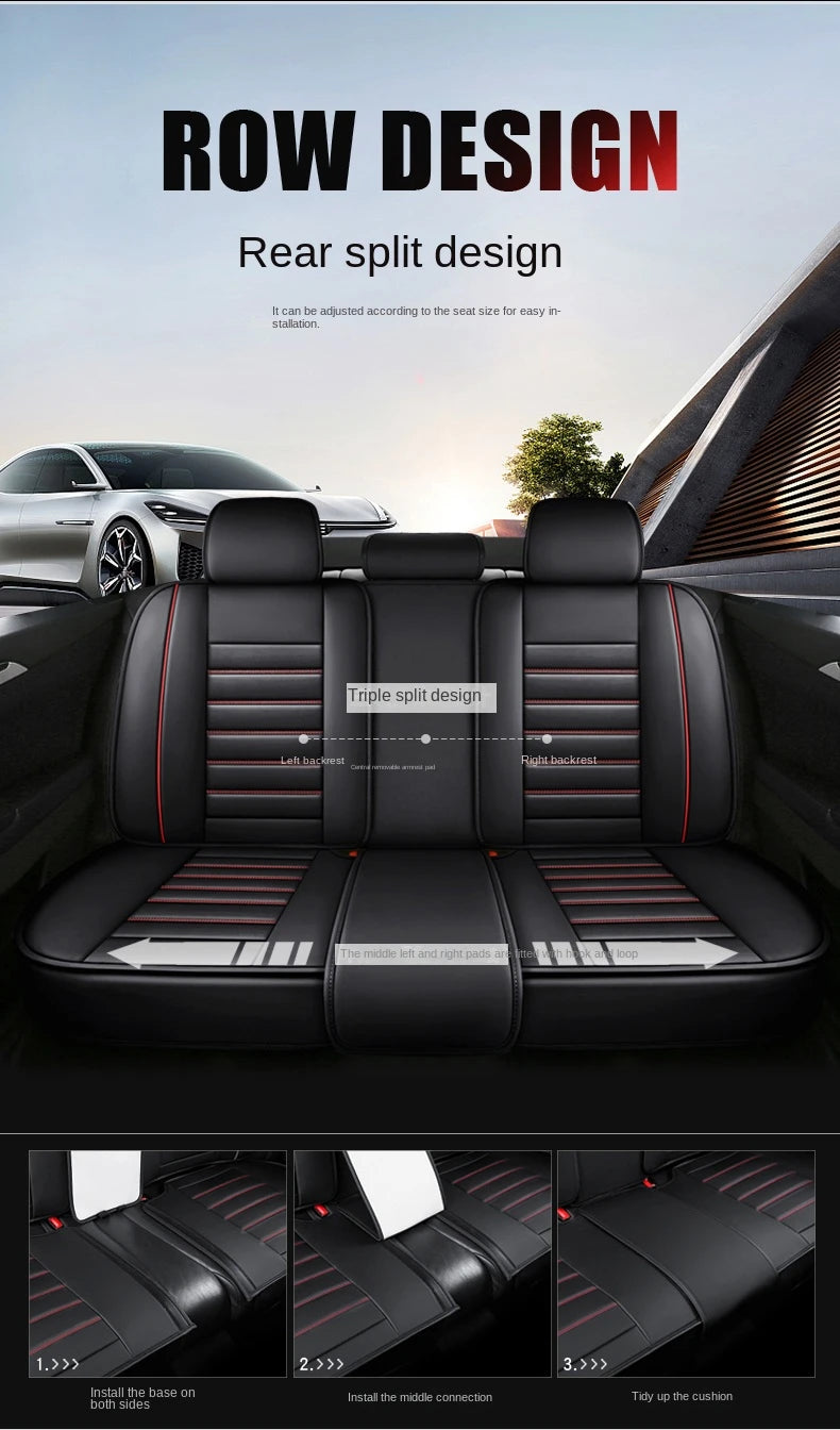 Universal Style Car Seat Cover for Volkswagen Touareg Golf ID3 ID4 X T-Cross Car Accessories Interior Details Seat Protector