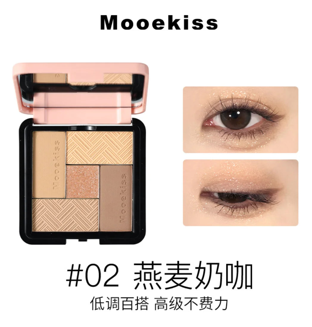 Mooekiss Eyeshadow Palette Multiple Colors One Palette Multipurpose 8.5g Makeup Cosmetics