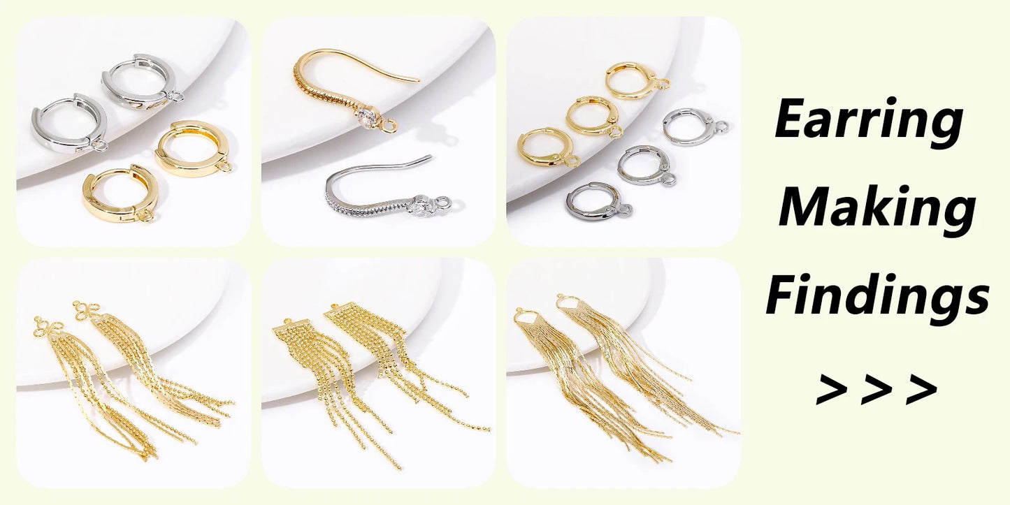 18K Gold Plated Brass Round Strong Magnetic Clasps For Bracelet Necklace Making Findings,End Clasps Connector For Jewelry Making