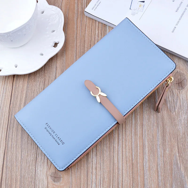 Luxury Long Wallet Purses for Women New Trend Slim Wallets Female Clutch Bag Ladies Credit Card Holder