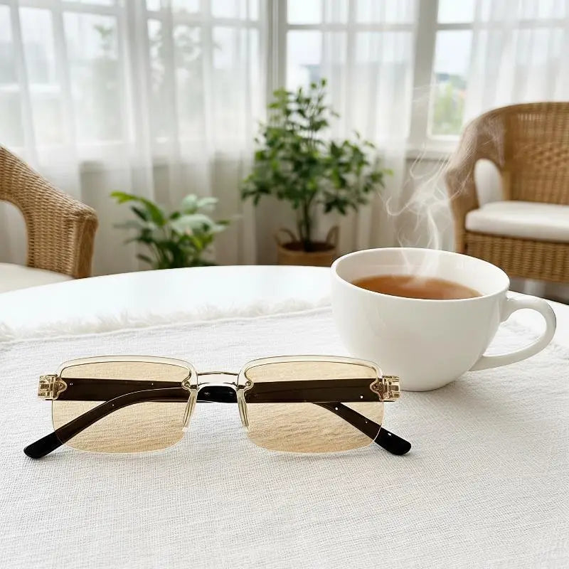 Smart Zoom Reading Glasses Anti Blue Light Impact Resistant Lens Presbyopia Eyeglasses for Men Outdoor Working Reading Use