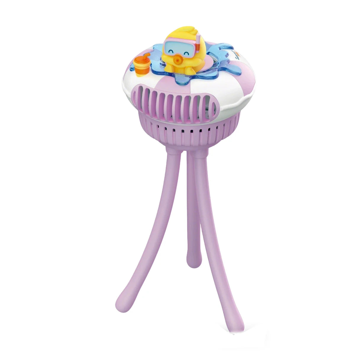 Baby Stroller Fan Mini Portable Outdoor Fan USB 3 Speed Flexible Octopus Fan Tripod Clip on Handheld Fan for Stroller Crib