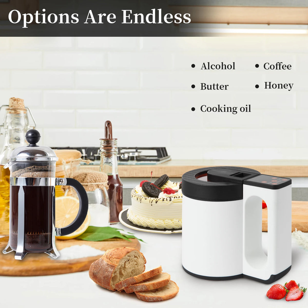 EnjoyHigh HerbAbility Decarboxylator and Infusion Machine, Herbal Oil, Tincture Maker, Oil Infusion and Decarb Machine
