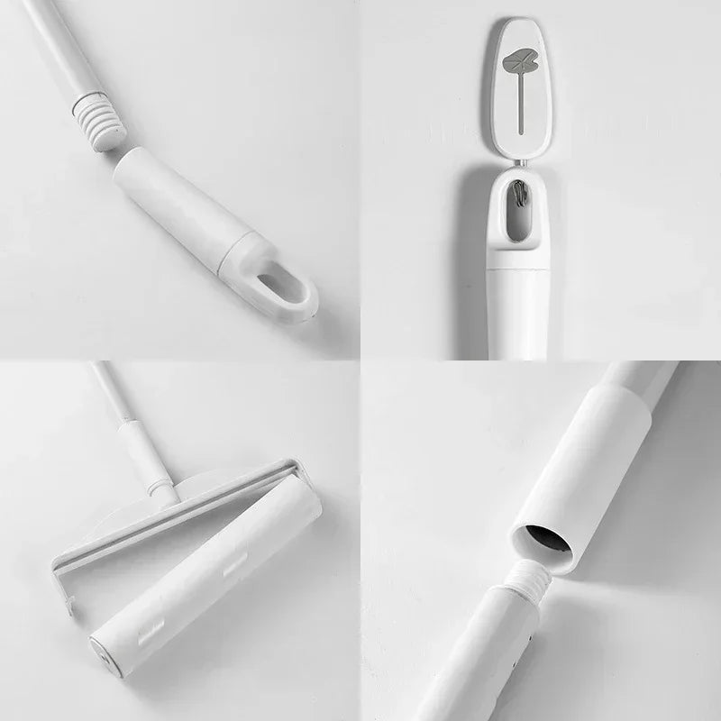 24cm 16cm Wide Lint Rollers Sticky with Long Handle Large Surface Pet Hair Remover Dust Brush for Carpets Floors Curtains