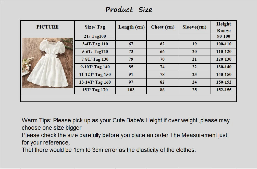 Kids White Dress for Girls Clothes Party Long Dress Prom Princess Outfits Children New Summer Teenagers Vestidos 6 8 10 12 Years