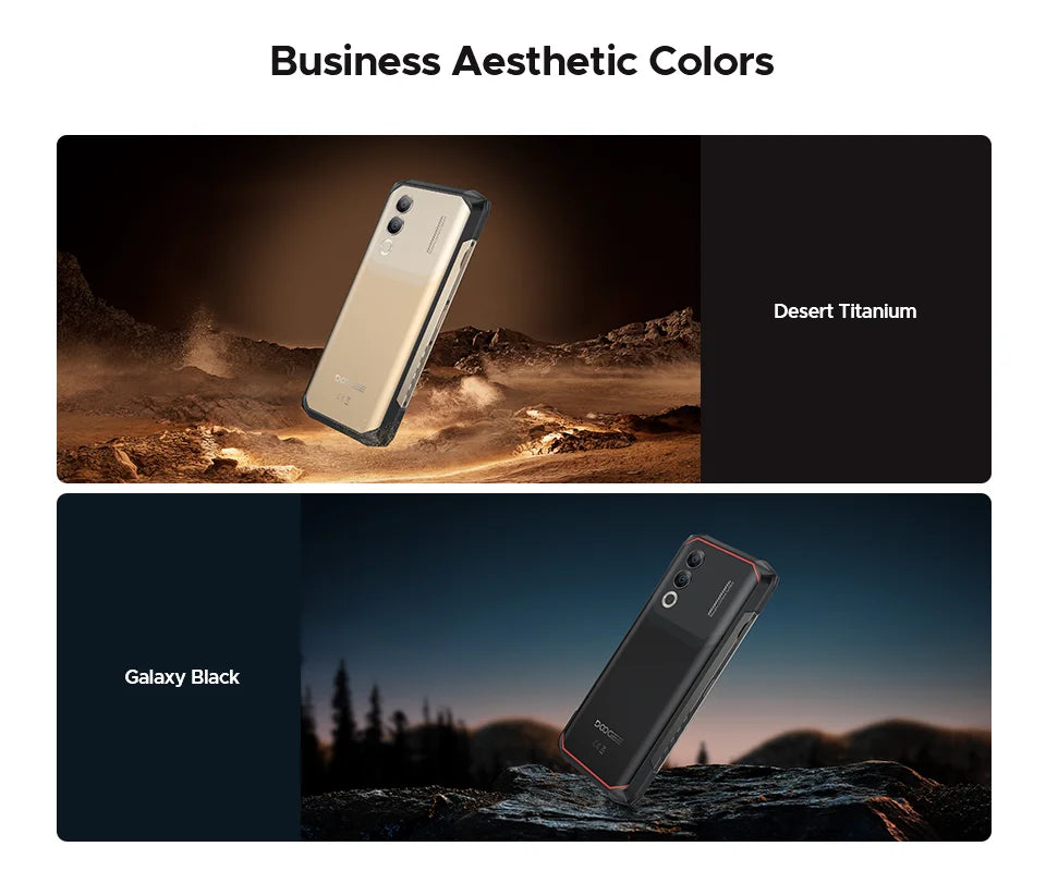 World Premiere DOOGEE Blade20 Turbo 5G Rugged Phone Android 15 Gemini Al 6.6'' HD+ 8GB 256GB AI Dual Camera 10300mAh Battery