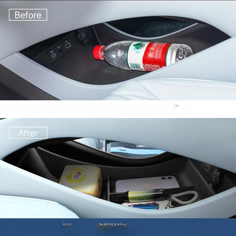 Car Organizer Box for BYD Seal Atto 4 EV 2022~2024 2023 Holder Sundries Packing Central Armrest Control Storage Tray Accessories