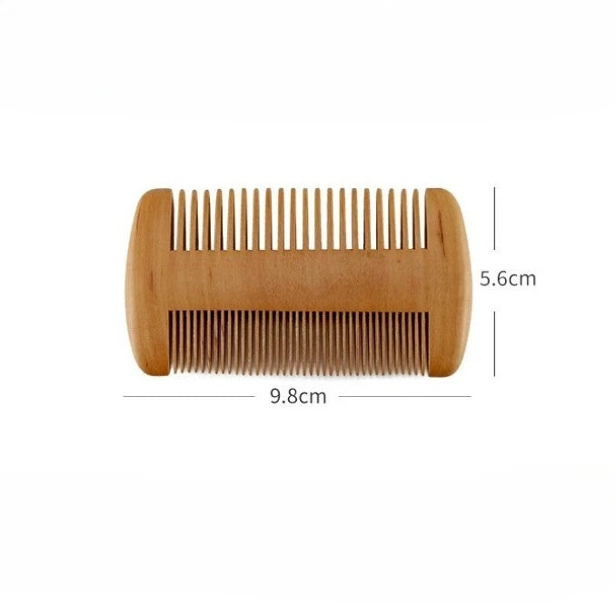 Men's Shaving Brush Set Boar Bristle Portable Barber Natural Beard Brush Comb Scissors for Facial Cleaning Styling Tool