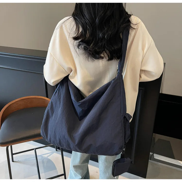 Women's Handbag Large Women Shoulder Shopper Bag Canvas Luxury Designer Cloth Tote Bags for Woman Big Female Daily Commuter City