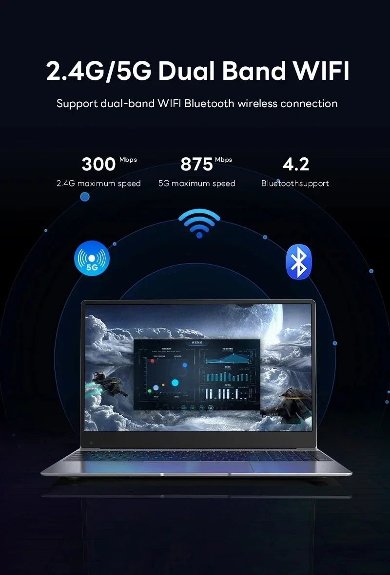 NEW Core I9-10980HK Gaming Laptop 16GB RAM 1/2TB SSD Windows 11 Pro Office Portable Laptops 14.1-inch Notebook Computer PC