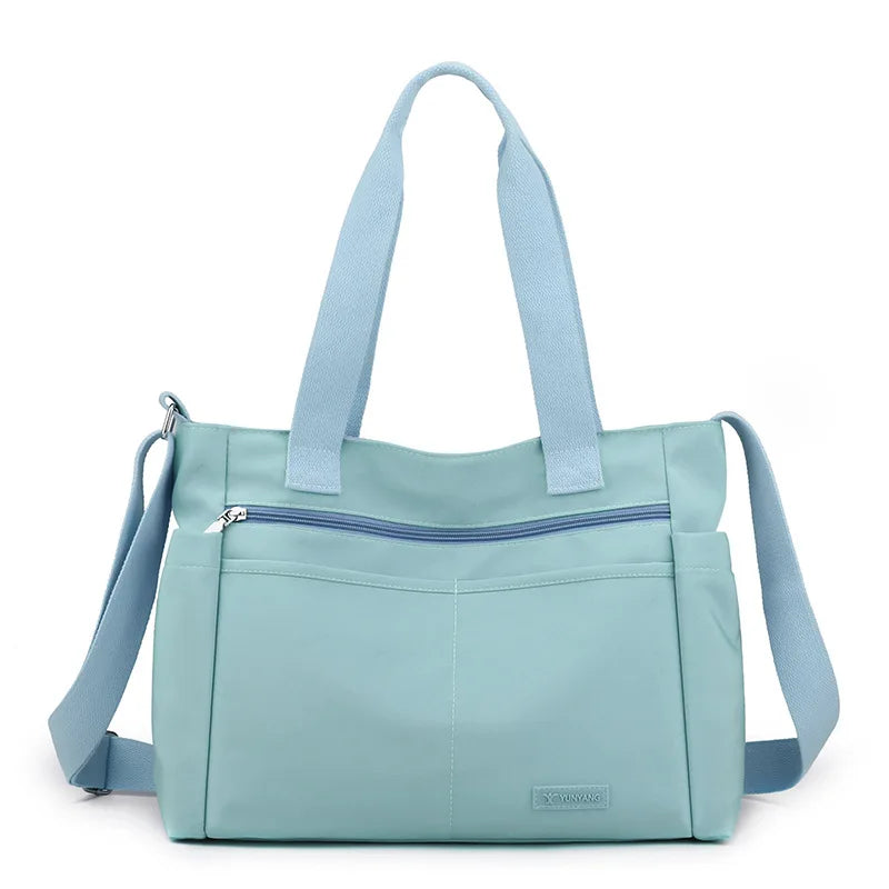 Women Bag Crossbody Nylon Large Capacity Shoulder Bag Lightweight Handbag Maternity Diaper Baby Bag For Mom Travel Dropshipping