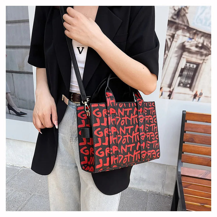 PU Leather Casual Crossbody Bags for Women Ladies Luxury Designer Tote Handbag Female Large Capacity Travel Shoulder Bag Sac