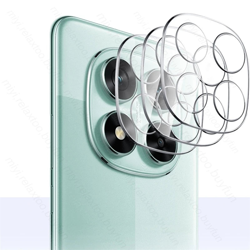1-3Pcs HD Camera Glass For Redmi Note 14 Pro 5G 4G Clear 3D Ctystal Tempered Glass Lens Ziai Redmy Note14Pro Note14 Note15 Pro+