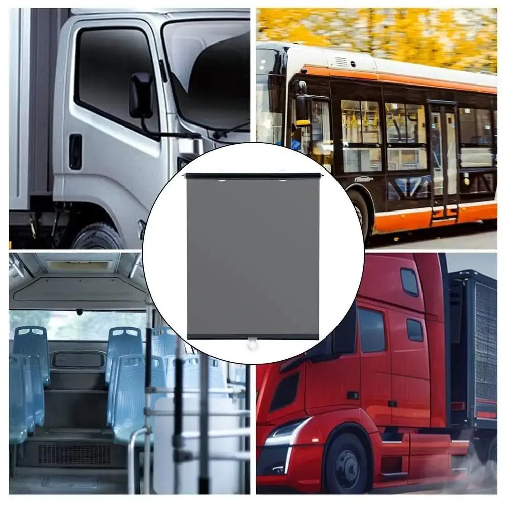 Retractable Front Window Sunshade Telescopic Windshield Anti-UV Sunshade For Truck Passenger Protection High-Definition