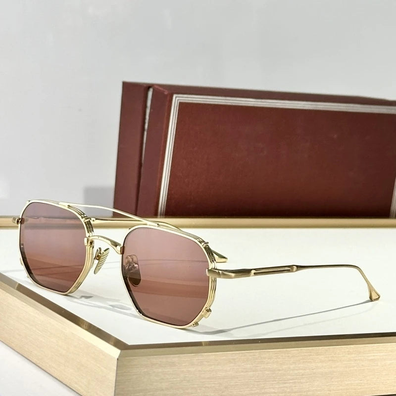 MARBOT Sunglasses Alloy Oval Women Men Fashion Popular Luxury Brand Women Sunglasses Designer  Shades Outdoor Retro