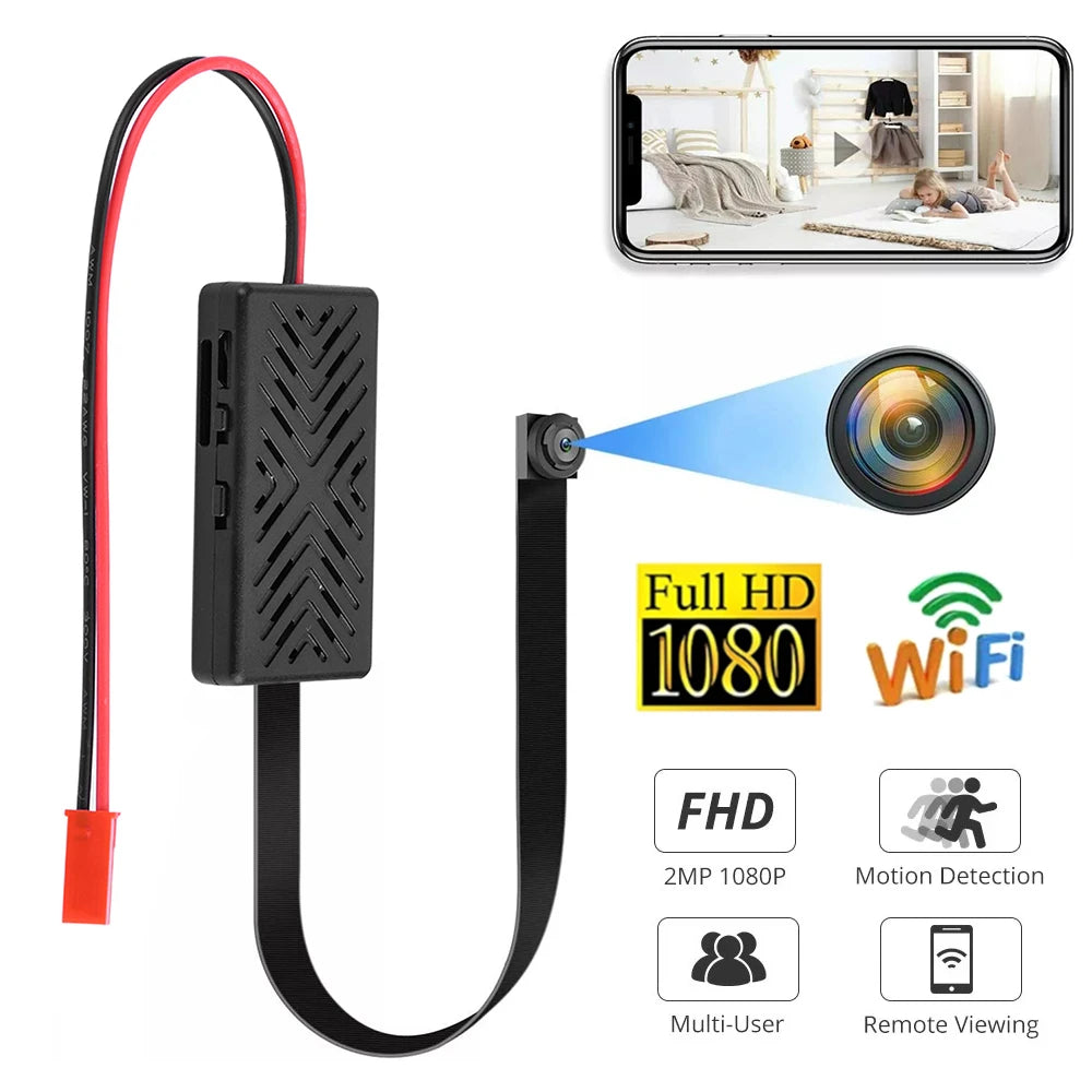 Mini Camera HD 1080P DIY Portable WiFi Camcorder Motion Detection Wireless Module Video Recorder P2P Small Camera Remote View