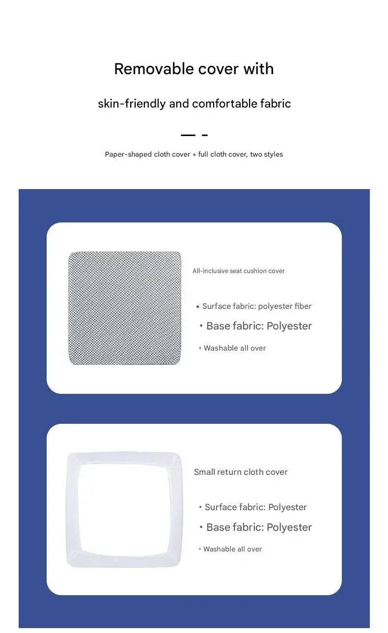 Breathable Cushion Made of 4D Air Fiber, Office Seat Cushion Is Dirt Resistant and Washable, Floor Cushion for Pet Food
