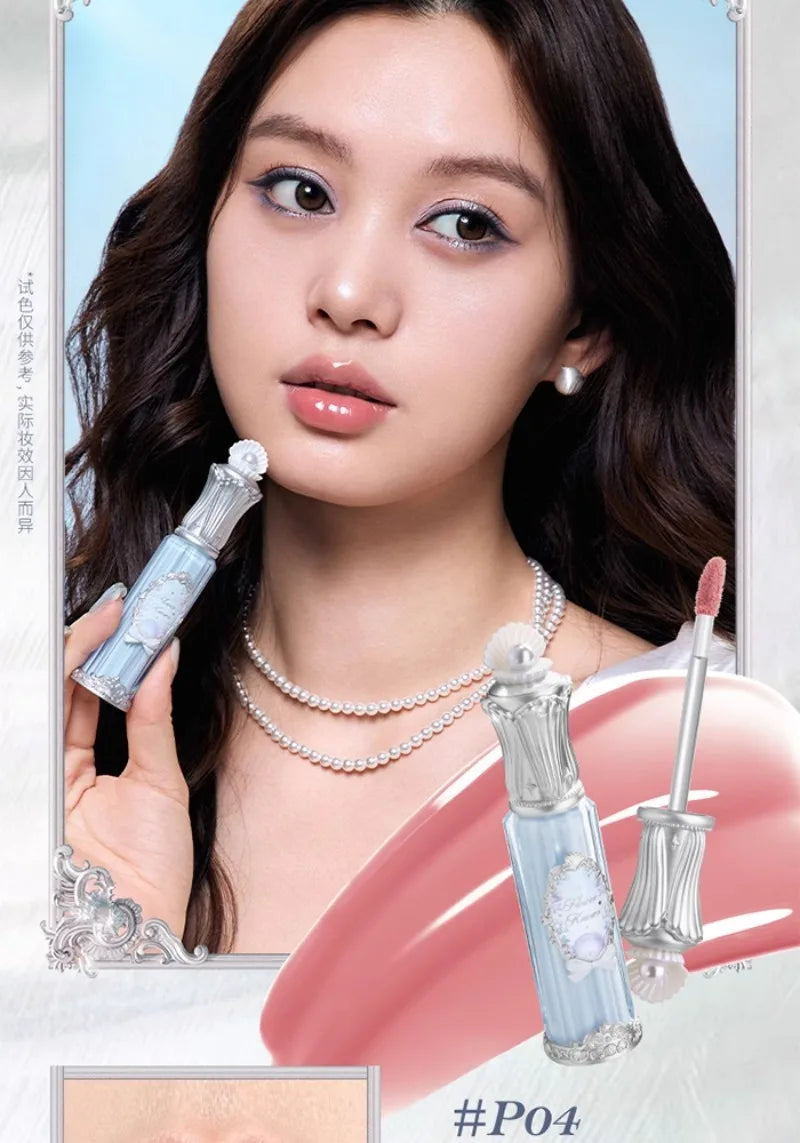 Flowerknows Shell Jewelry Gift Set Makeup Kit Full Professional Glitter Eyeshadow Palette Blush Baked Powder 10pcs Kits