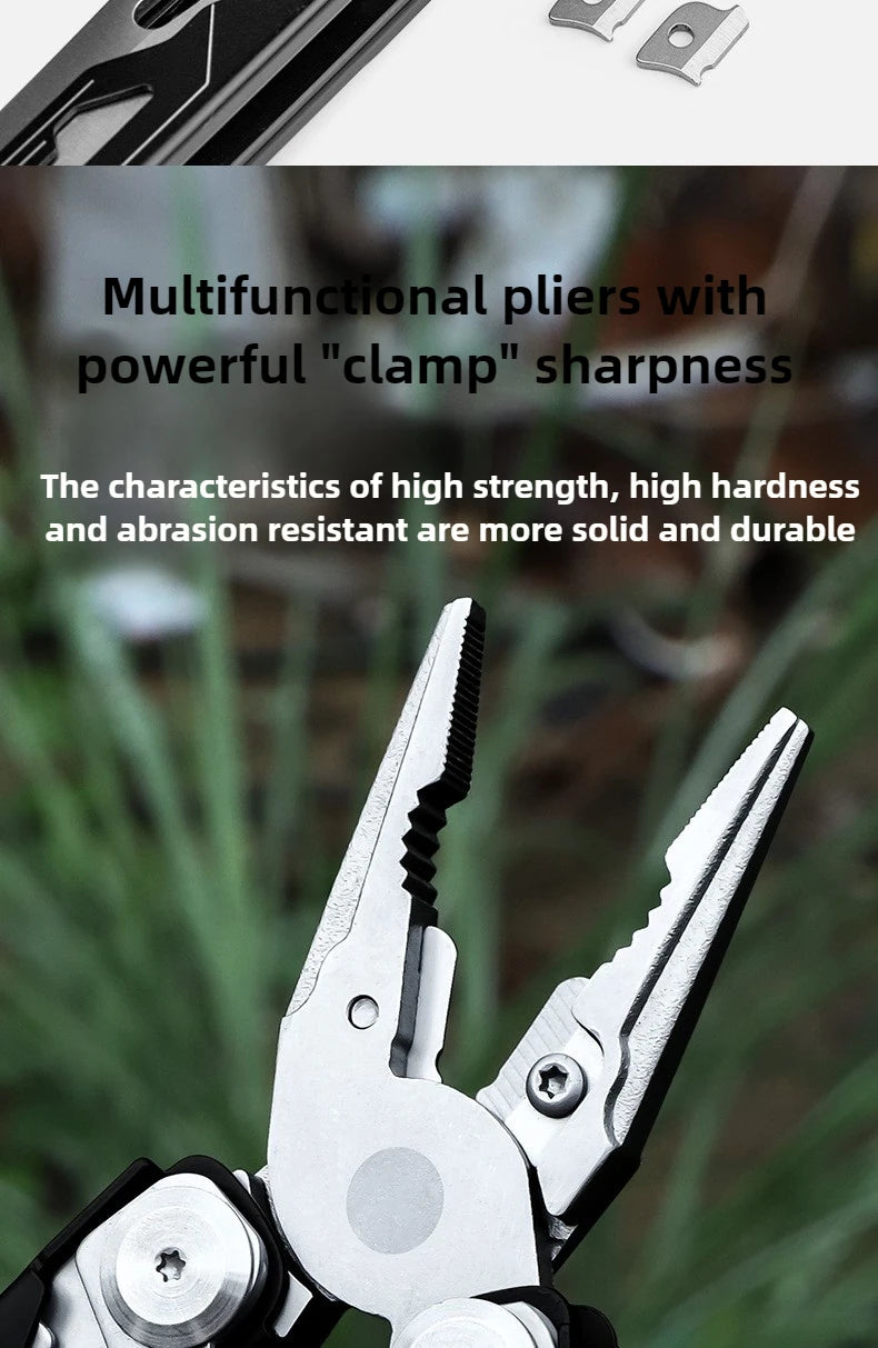 Multitools Pliers Stainless Steel Folding Tool Pliers Outdoor Camping Survival Portable Pocket Tools Multipurpose Manual Tools