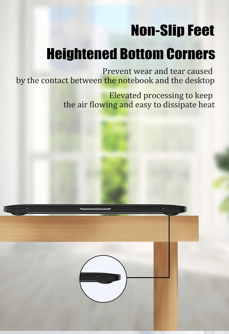 For Macbook Pro 13 Case M2 2022 M4 Air M1 For MacBook Air 13 Case Cover Funda Pro 16 Case M3 2023 Pro 14 Case 15.3 Laptop Case