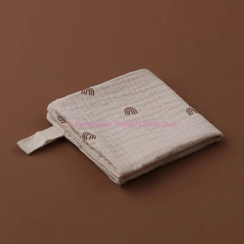 85AE 10Pcs Baby Saliva Towels Muslin Cloth Hand Face Wipes Bib Handkerchief Washcloth